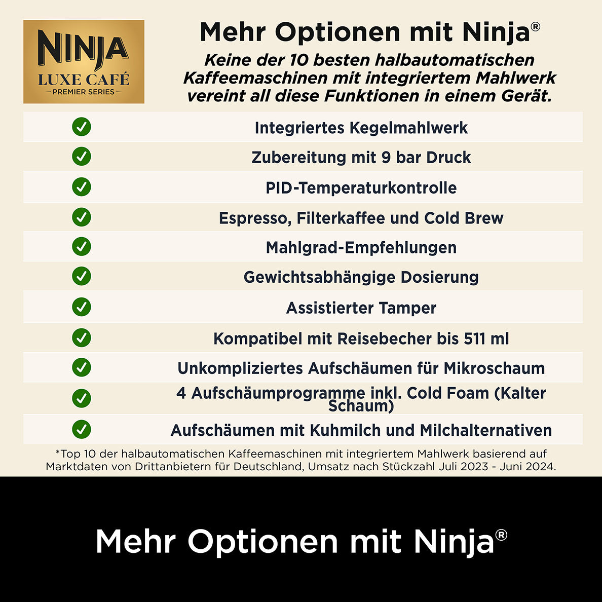 Ninja Luxe Café Premier Kaffeemaschine - ES601EU