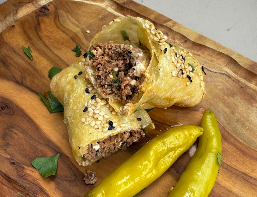 Reispapier Börek aus dem Airfryer