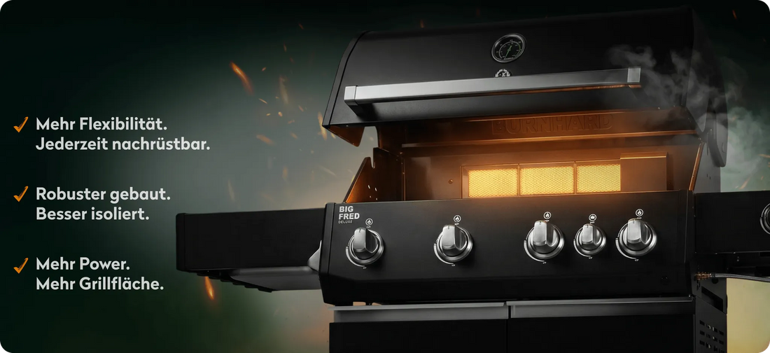 Der neue 2026 Big FRED Deluxe+ Gasgrill 4-Brenner Series 4