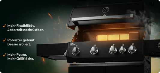 Der neue 2026 Big FRED Deluxe+ Gasgrill 4-Brenner Series 4