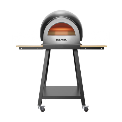Delivita Untergestell mit Origin Holz-Pizzaofen