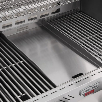 PRIMELINER Edelstahl-Plancha – 4 mm Premium-Grillplatte für G4/S4