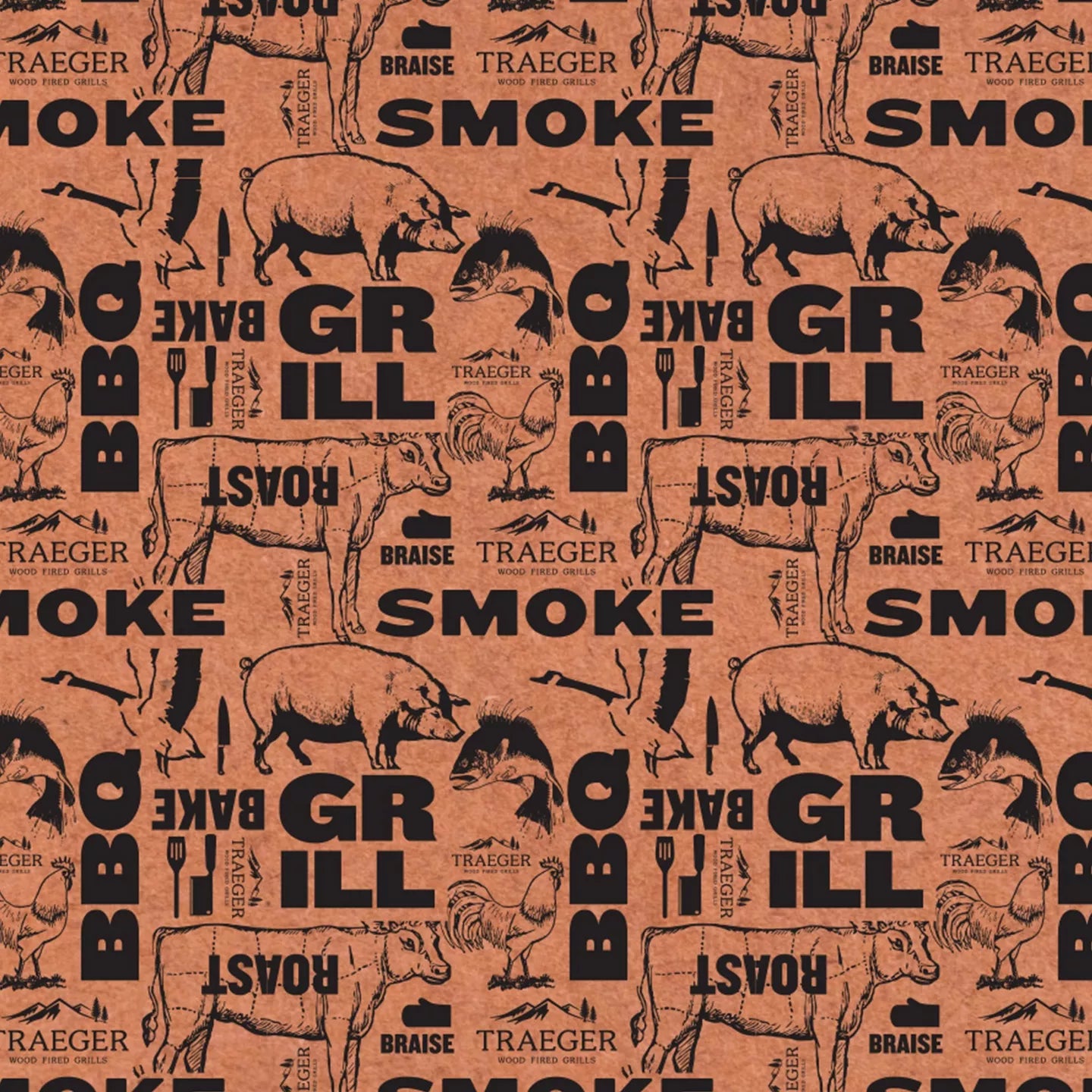 Pink BBQ Butcher Paper