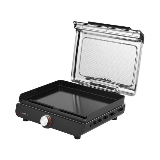 Ninja Sizzle GR101EU Elektrogrill mit Grillplatte und Plancha