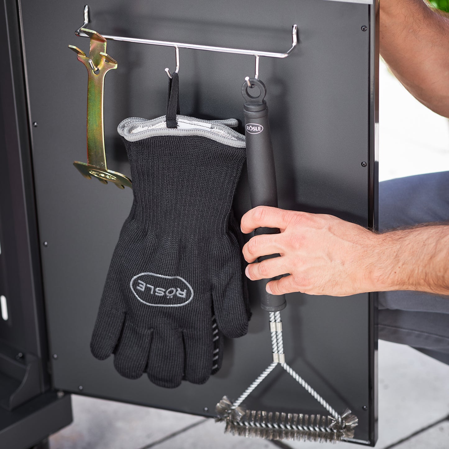 RÖSLE Grillrost-Reinigungsbürste 43 cm