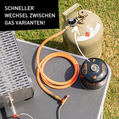 SKOTTI PROP Gasflaschen-Adapter Set