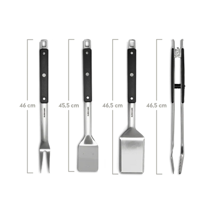 Grillbesteck Edelstahl