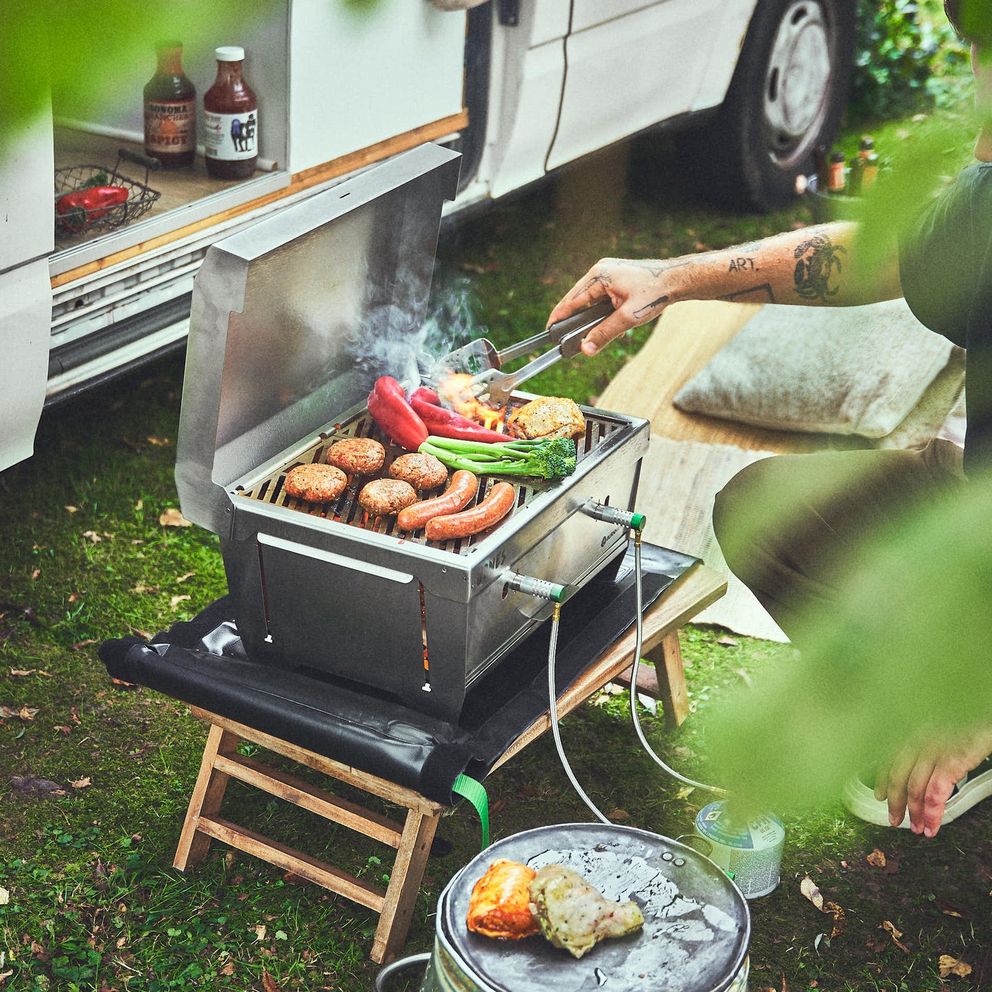 JONES Campinggrill 2-Brenner