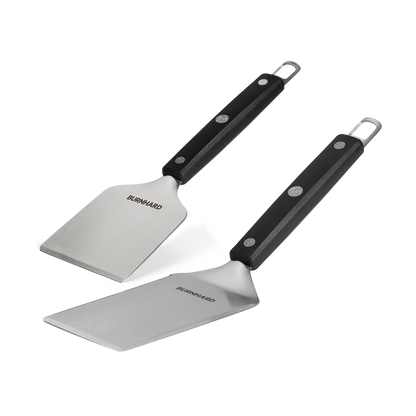 BURNHARD Grillspachtel und Grillschaber Set 2-teilig
