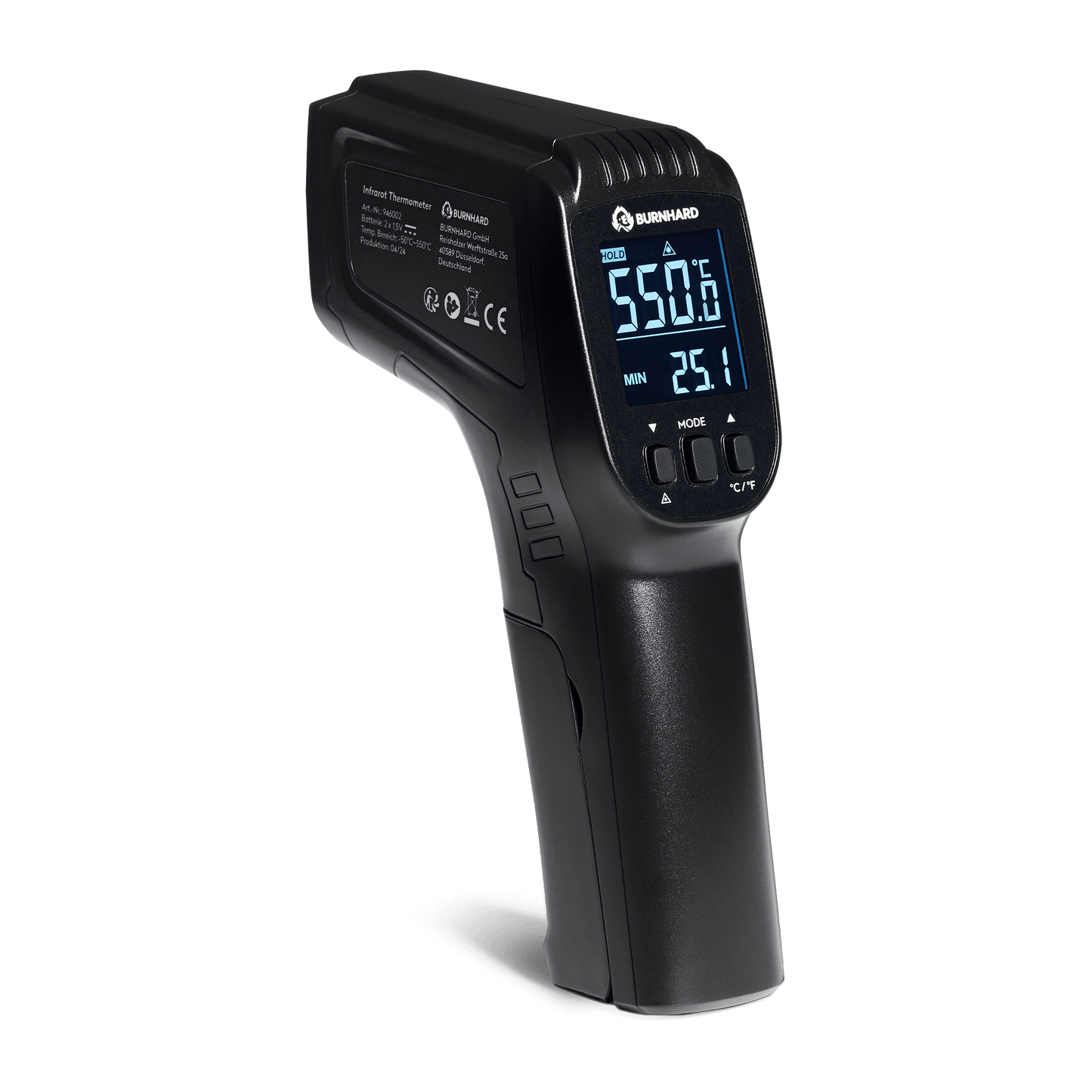 BURNHARD Infrarot-Thermometer mit Dual-Laser