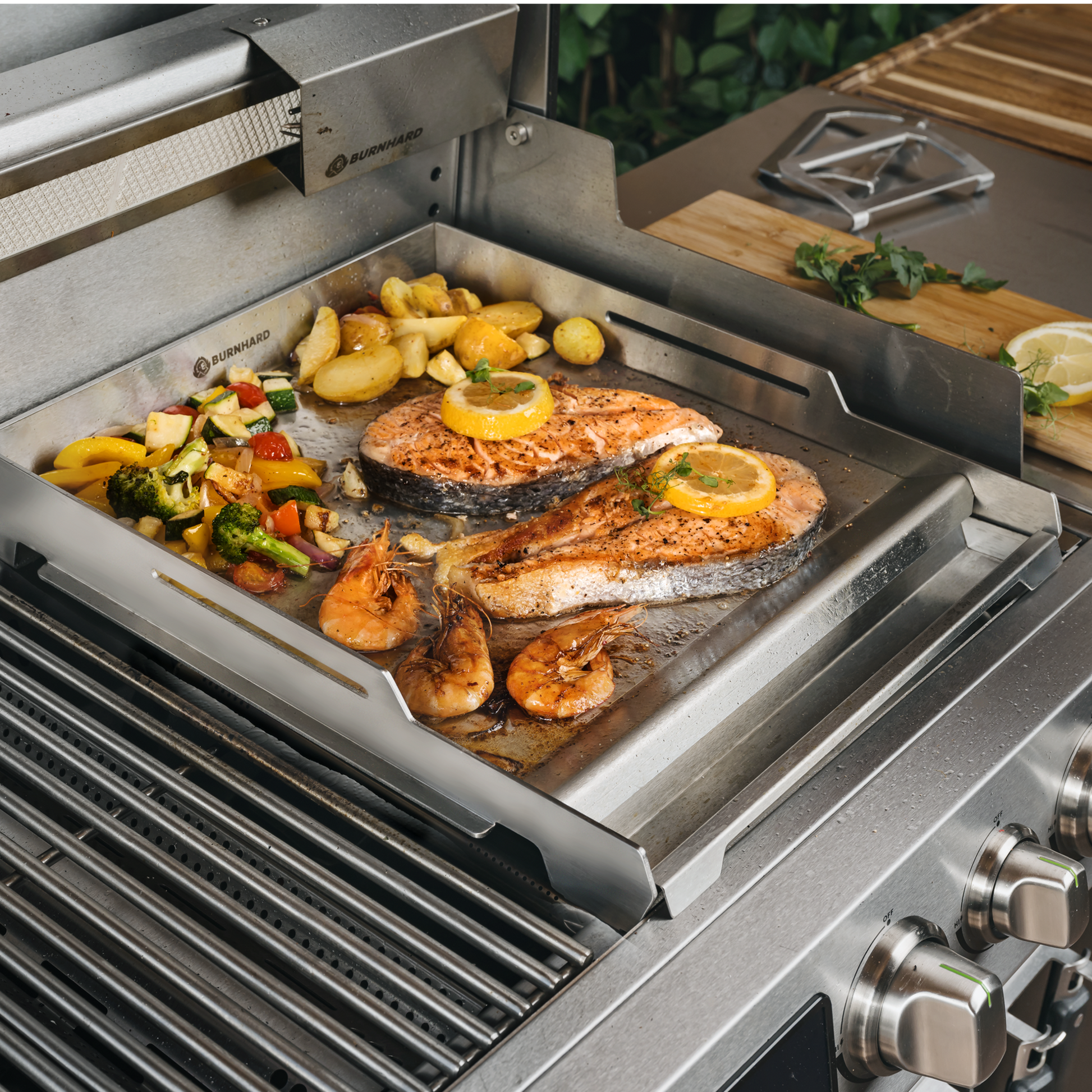 Lachs auf der BURNHARD Premium Plancha