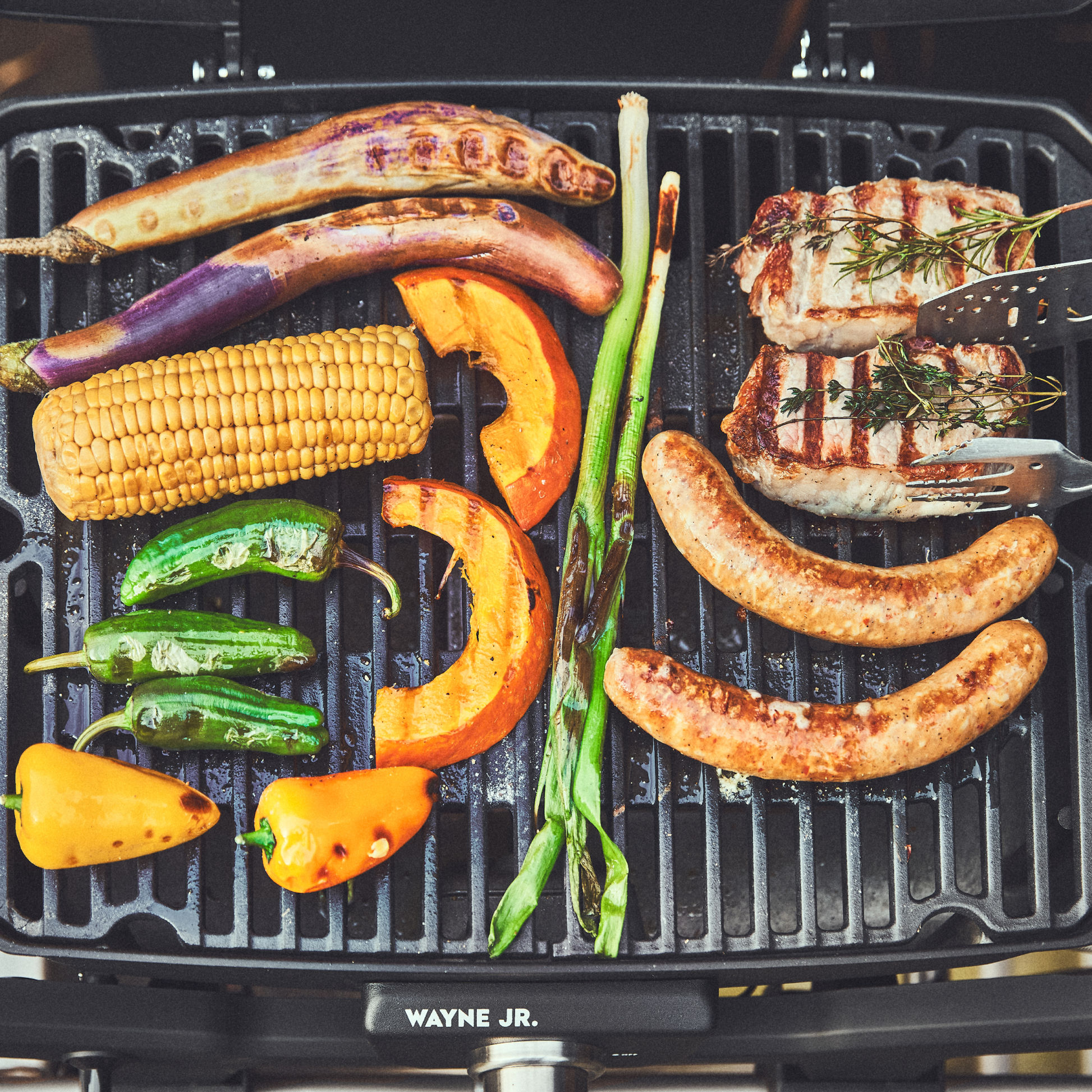 WAYNE Jr. Grillfläche von oben