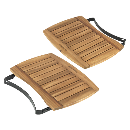 Seitentische aus Akazienholz