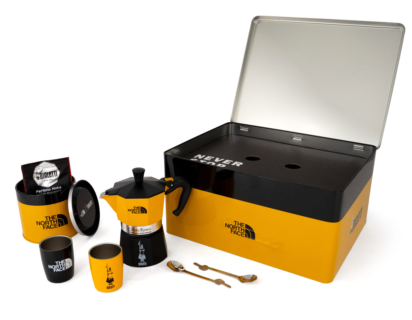 Bialetti x The North Face Kaffee-Set 7-teilig