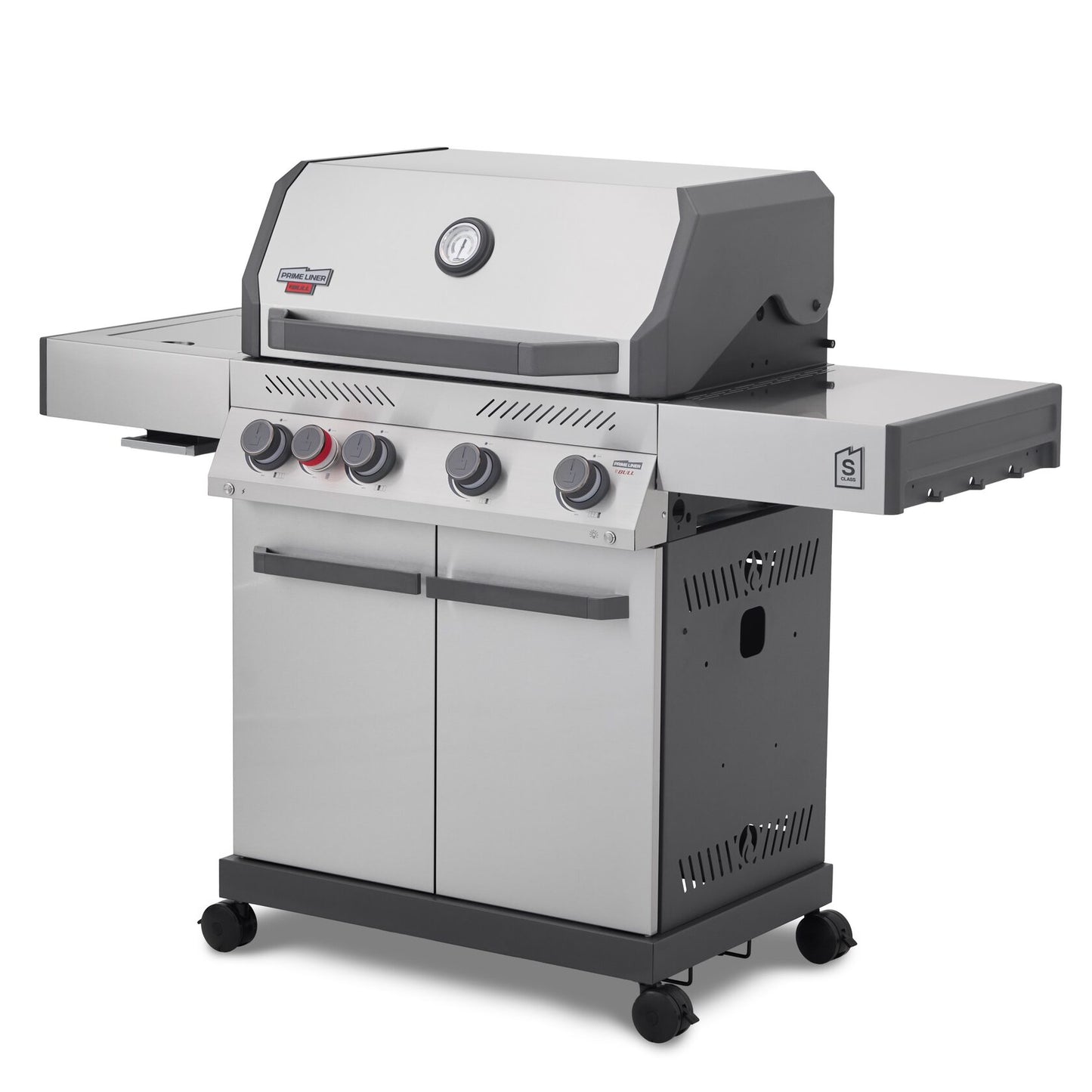 Prime Liner by Bull S4 Gasgrill – 4 Brenner, Edelstahl