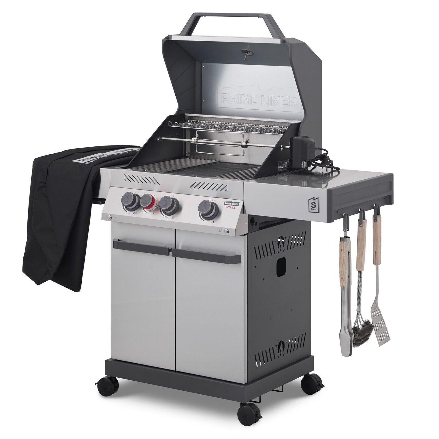 Prime Liner by Bull S3 Gasgrill – 3 Brenner, Edelstahl
