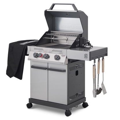 Prime Liner by Bull S3 Gasgrill – 3 Brenner, Edelstahl
