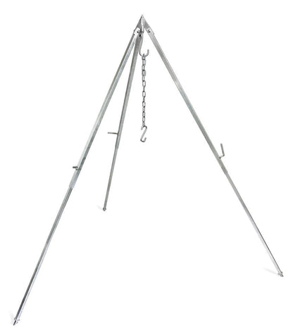 Petromax Dreibein d1 aus verzinktem Stahl, aufgebaut und stehend