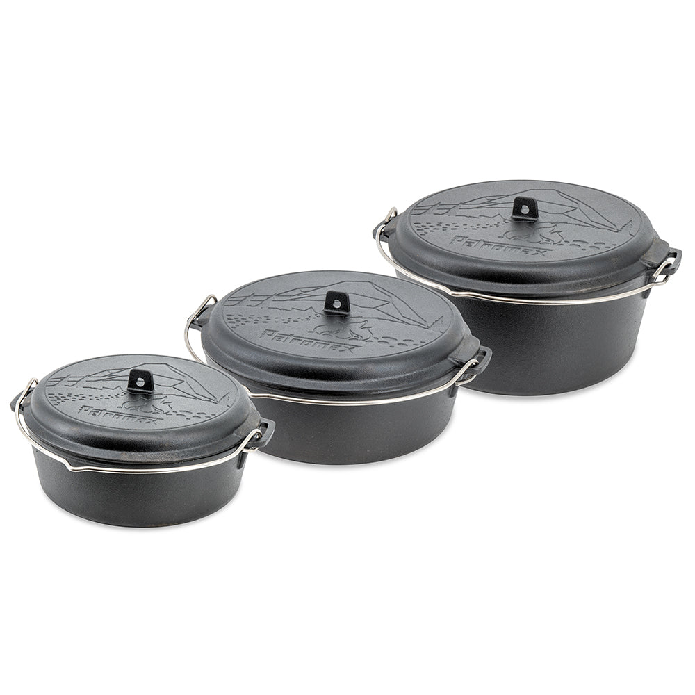 Petromax Feuertopf Essential Line ft4.5, ft6 und ft9 im Größenvergleich