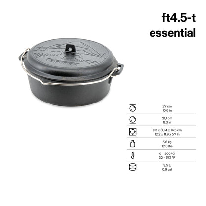 Petromax Feuertopf Essential Line, Detail des Aufhängebügels