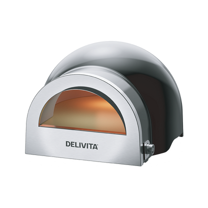 Delivita Flow Dual-Fuel Pizzaofen Very Black