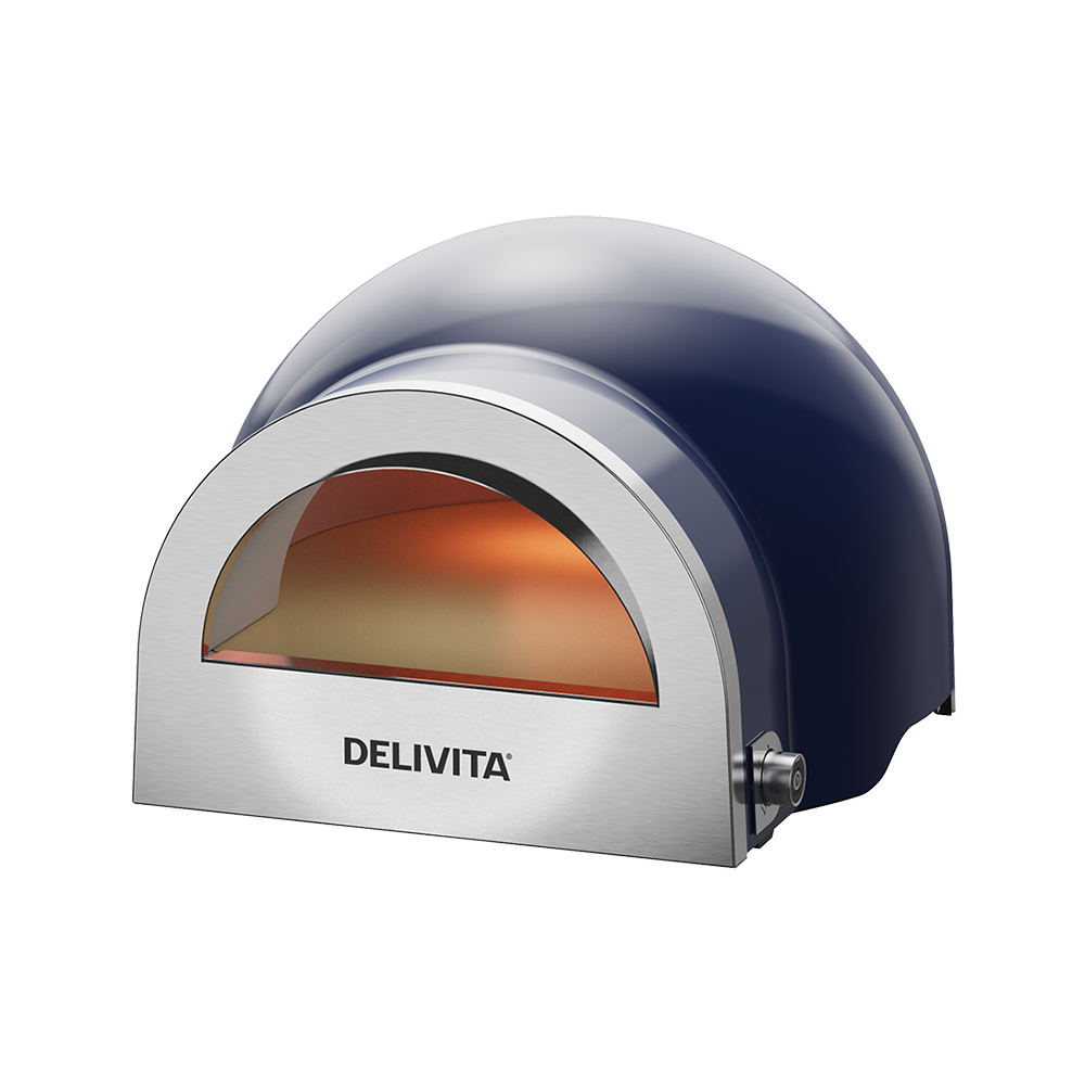 Delivita Flow Dual-Fuel Pizzaofen Royal Blue