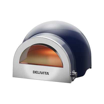 Delivita Flow Dual-Fuel Pizzaofen Royal Blue