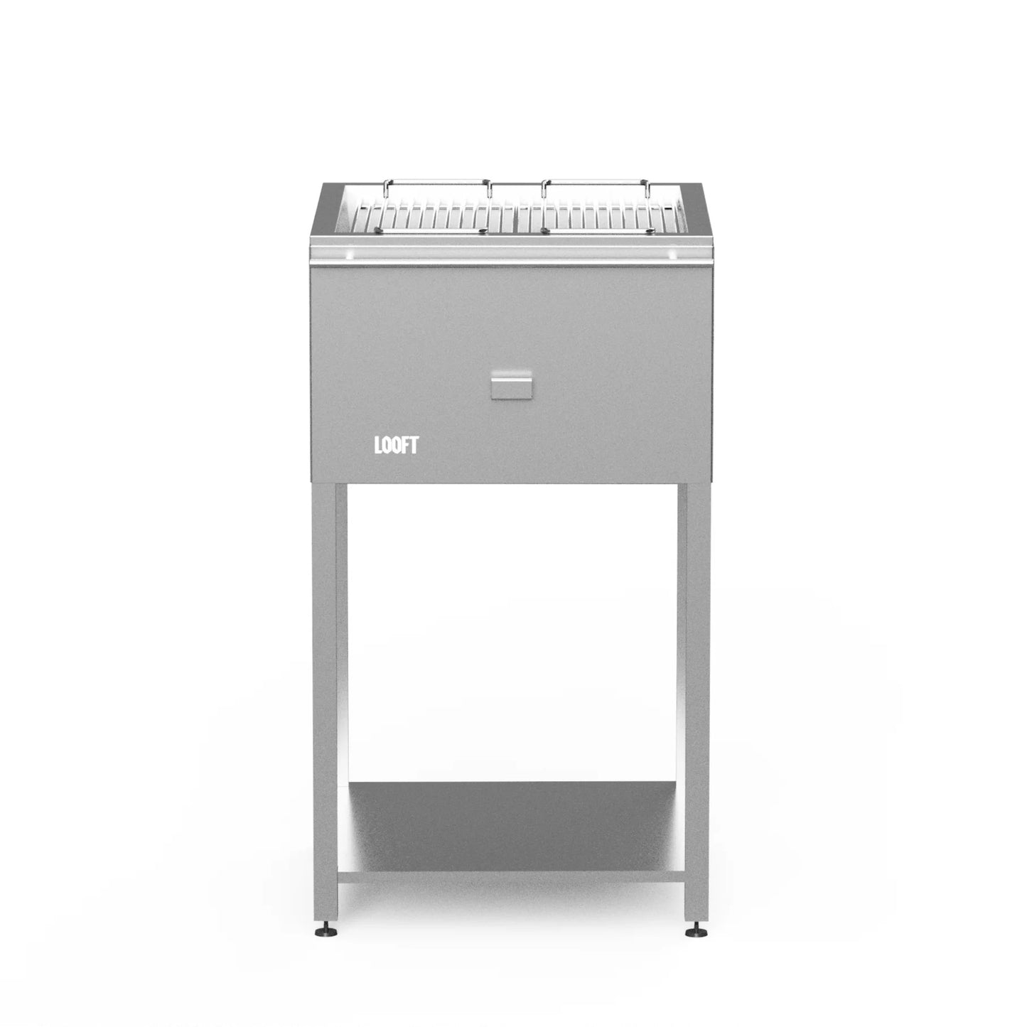 Looft Holzkohlegrill-Modul für Außenküche – Edelstahl 304L