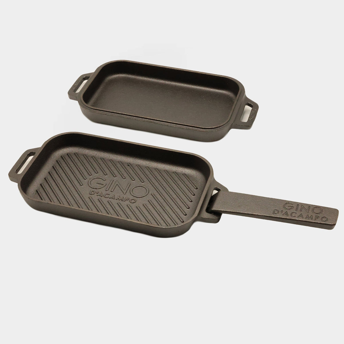 Gino Gusseisen Griddle und Skillet Set – Bild 2