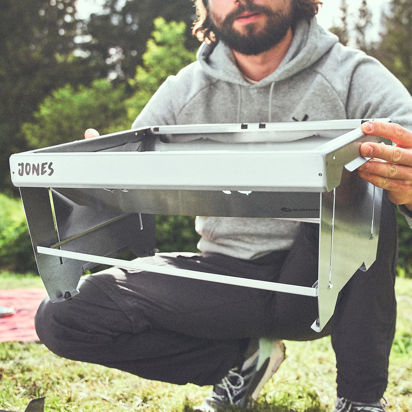 JONES Campinggrill 2-Brenner