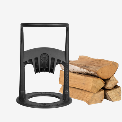 Kindling Cracker Original Holzspalter aus Gusseisen mit Feuerholz
