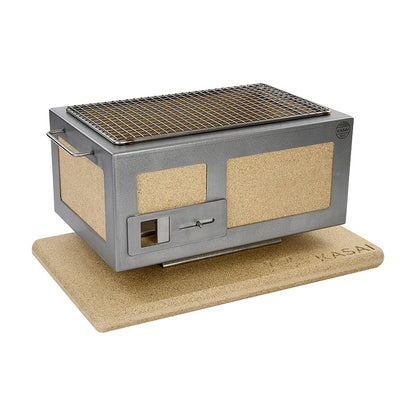 Kasai Little Konro Grill – Edelstahl (japanischer Holzkohlegrill, 2–5 Personen)