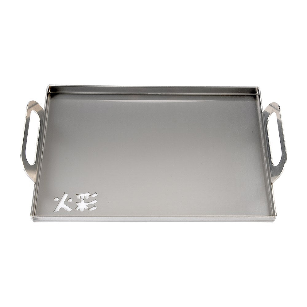 Kasai Konro Plancha Solid – geschlossene Edelstahl-Grillplatte
