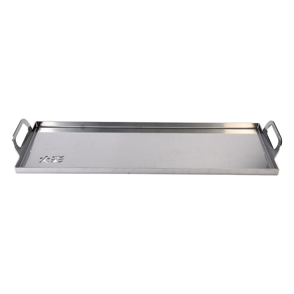 Kasai Konro Plancha Solid – geschlossene Edelstahl-Grillplatte