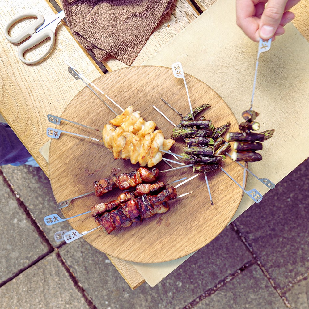 Kasai Konro Hibachi-Stäbe & Spieß-Set (Yakitori) – Bild 5