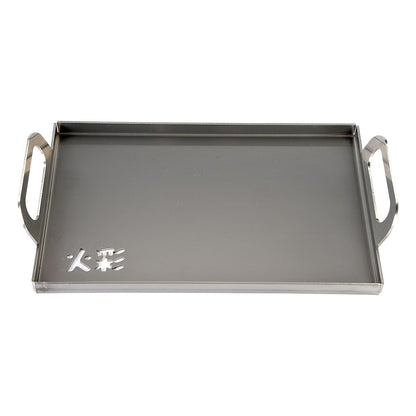 Kasai Konro Plancha Solid – geschlossene Edelstahl-Grillplatte