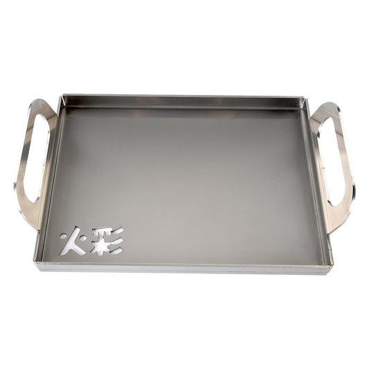 Kasai Konro Plancha Solid – geschlossene Edelstahl-Grillplatte
