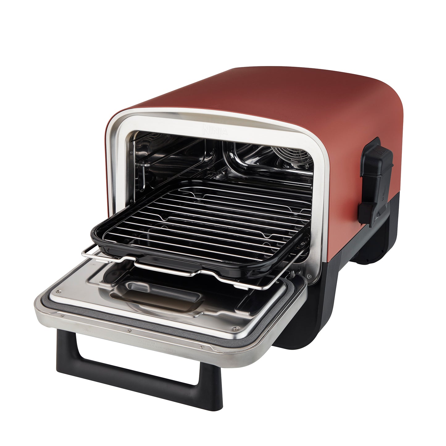 Ninja Woodfire Elektrischer Outdoor Ofen, Pizzaofen und Smoker OO101DE Bundle