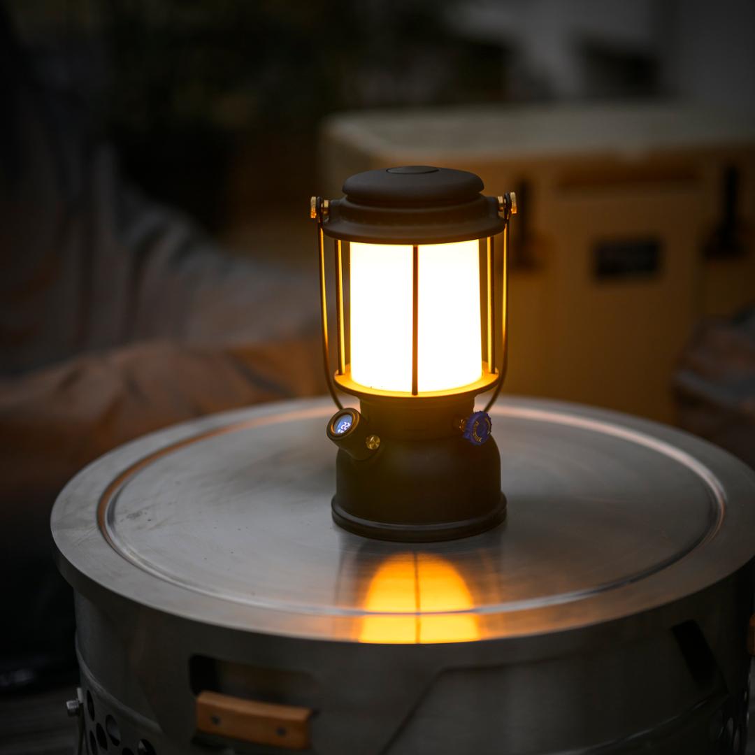Petromax LM500 LED-Laterne Schwarz, Gesamtansicht