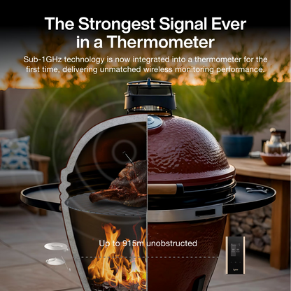 Typhur Sync Gold Dual – kabelloses Grillthermometer mit 2 Sonden &amp; Sub-1G