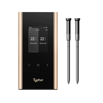 Typhur Sync Gold Dual – kabelloses Grillthermometer mit 2 Sonden &amp; Sub-1G