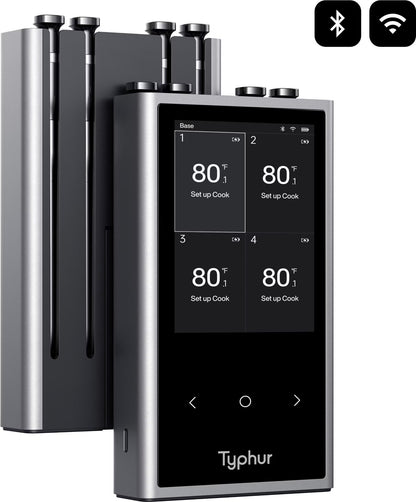 Typhur Sync Quad – kabelloses Grillthermometer mit 4 Sonden