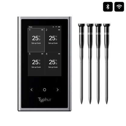 Typhur Sync Quad – kabelloses Grillthermometer mit 4 Sonden