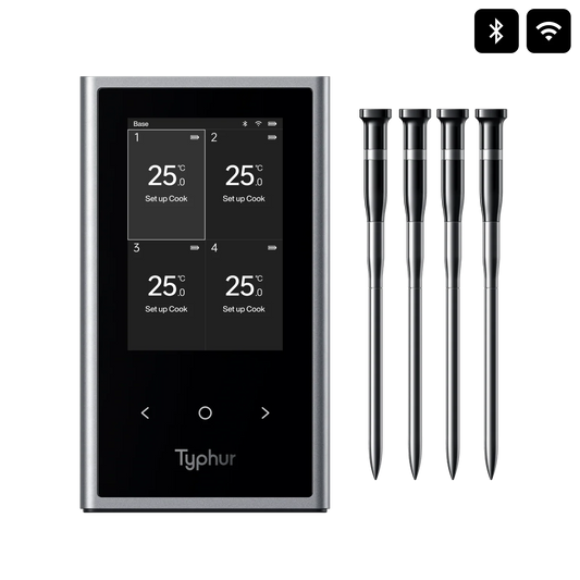 Typhur Sync Quad – kabelloses Grillthermometer mit 4 Sonden