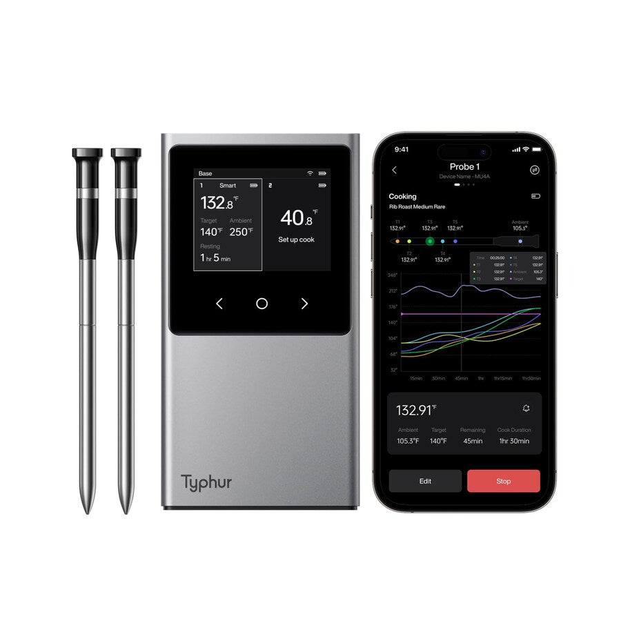 Typhur Sync Dual – kabelloses Grillthermometer mit 2 Sonden