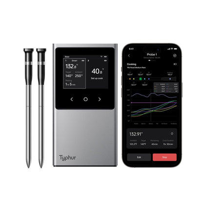 Typhur Sync Dual – kabelloses Grillthermometer mit 2 Sonden