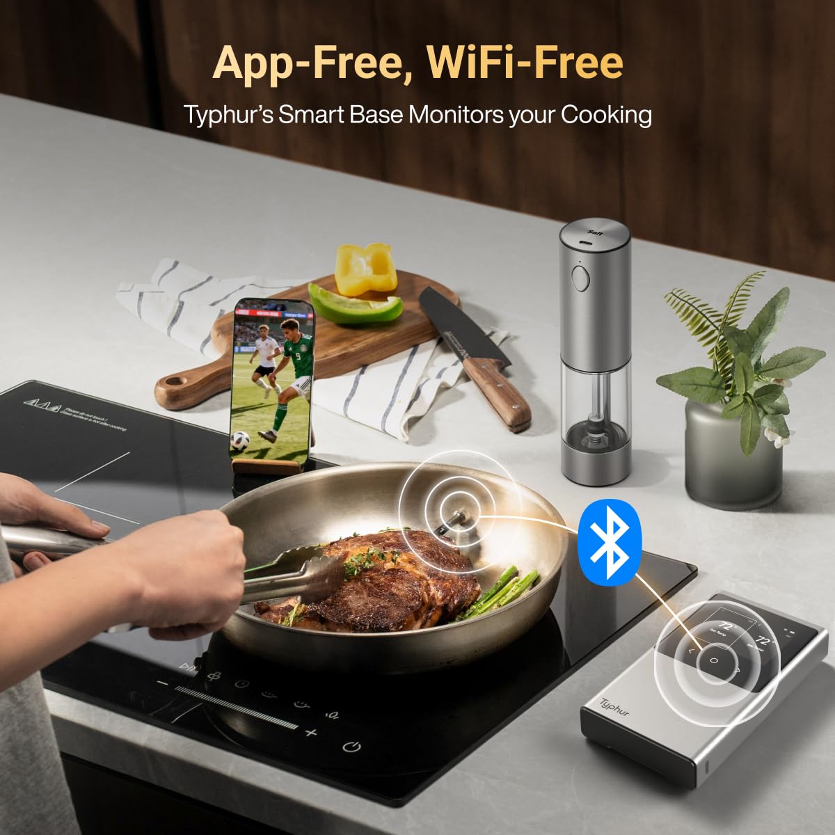 Typhur Sync Dual – kabelloses Grillthermometer mit 2 Sonden