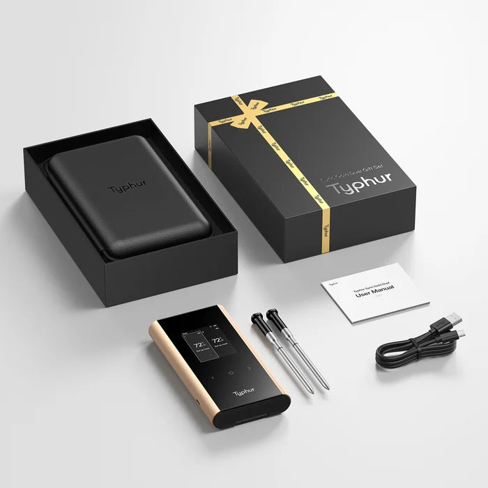 Typhur Sync Gold Dual Gift Edition – kabelloses Grillthermometer Geschenkset