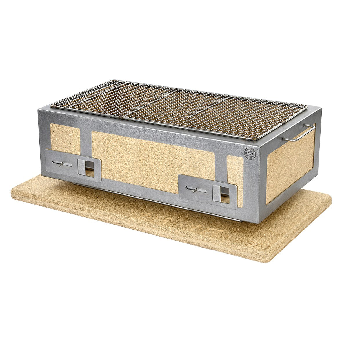 Kasai XL Konro Grill – Edelstahl (japanischer Holzkohlegrill, 10–16 Personen)