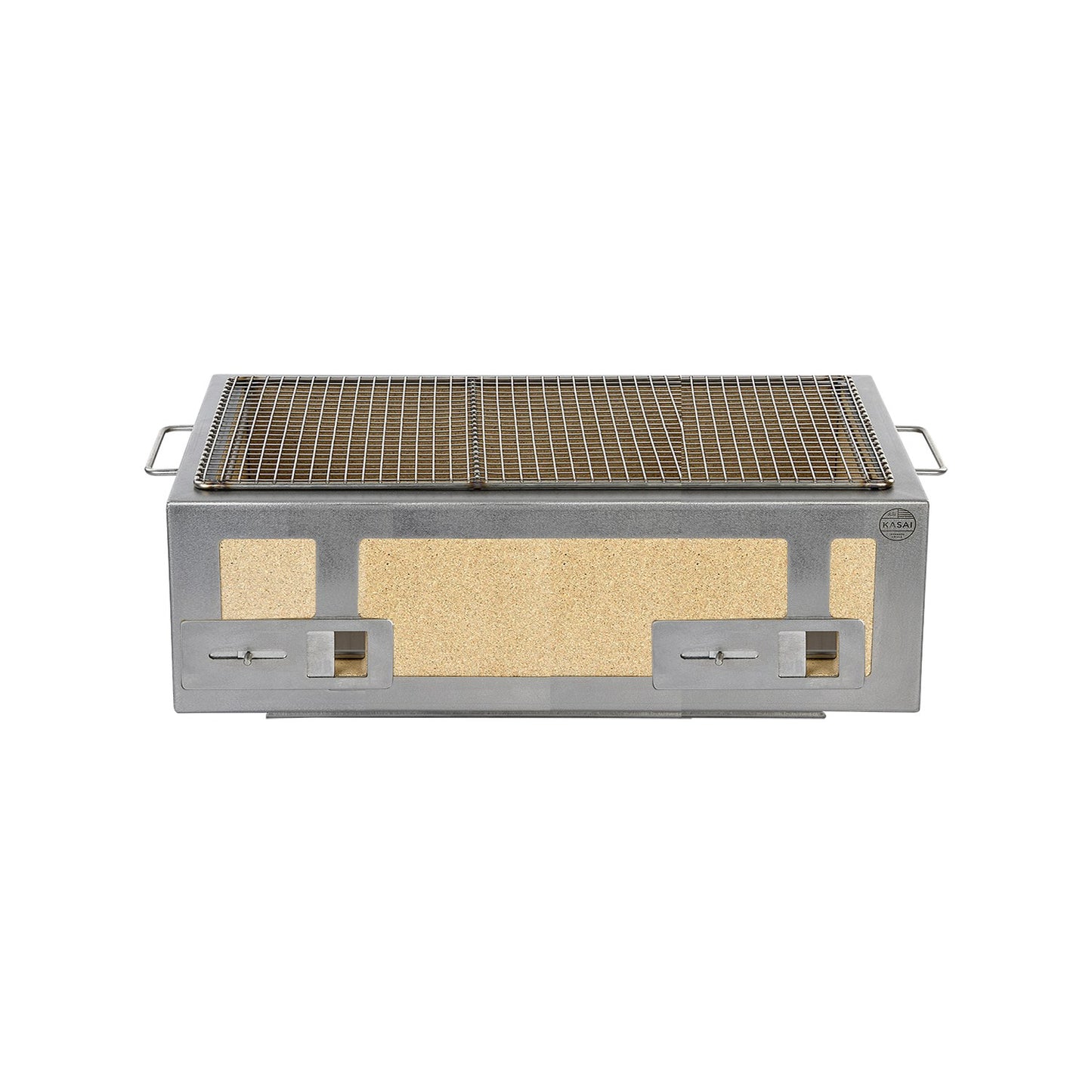 Kasai XL Konro Grill – Edelstahl (japanischer Holzkohlegrill, 10–16 Personen)